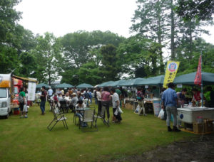 「華乃井市場」に柏幻霜ポークが出店しました。